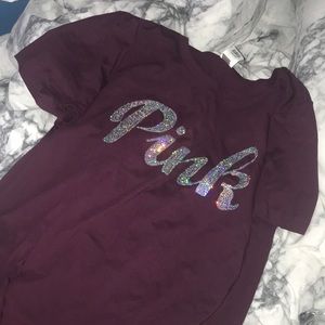 victorias secret pink tee shirt